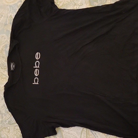 Bebe Rhinestone Logo Tee - Picture 5 of 9